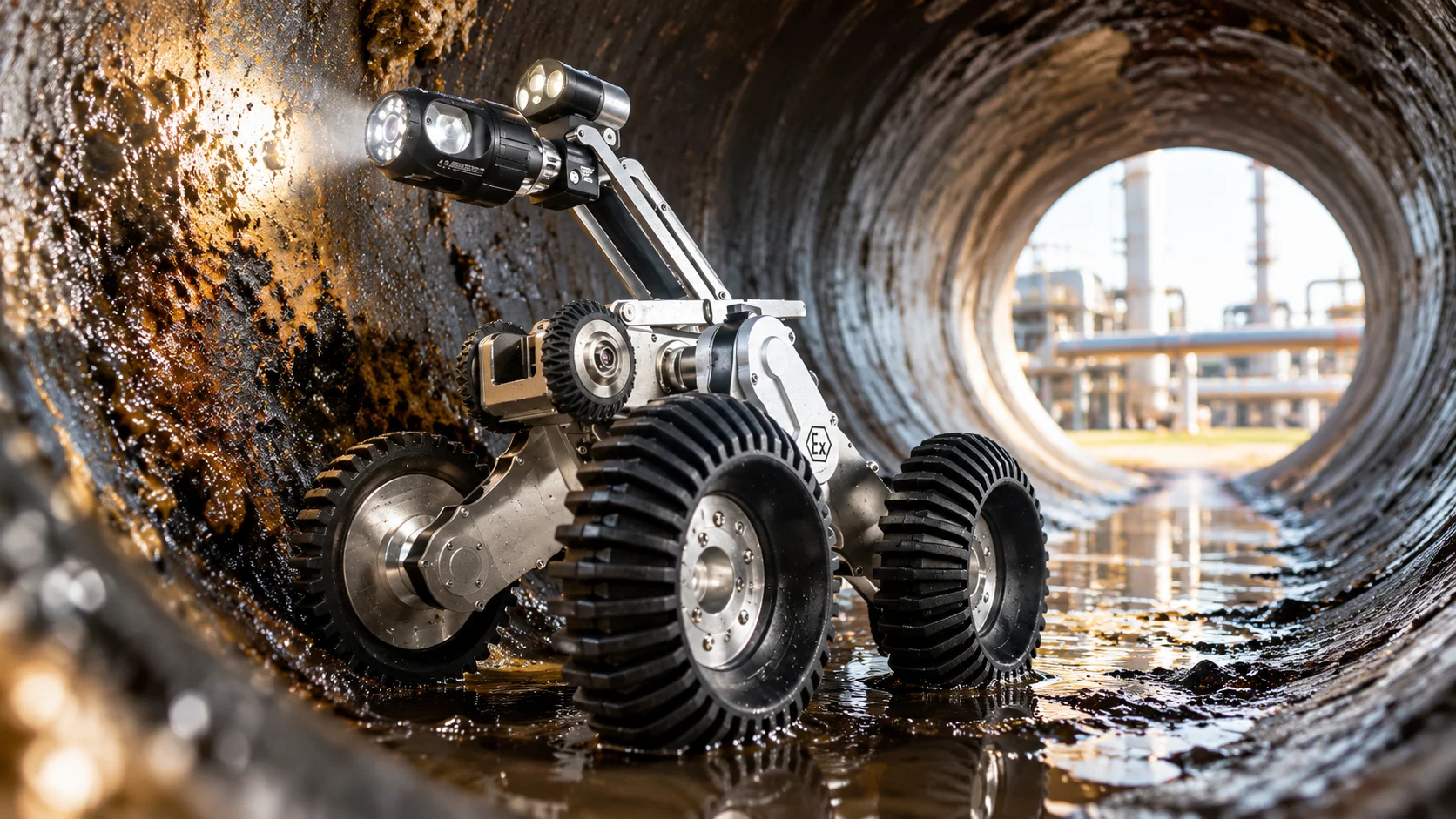 Tank and vessel inspection camera