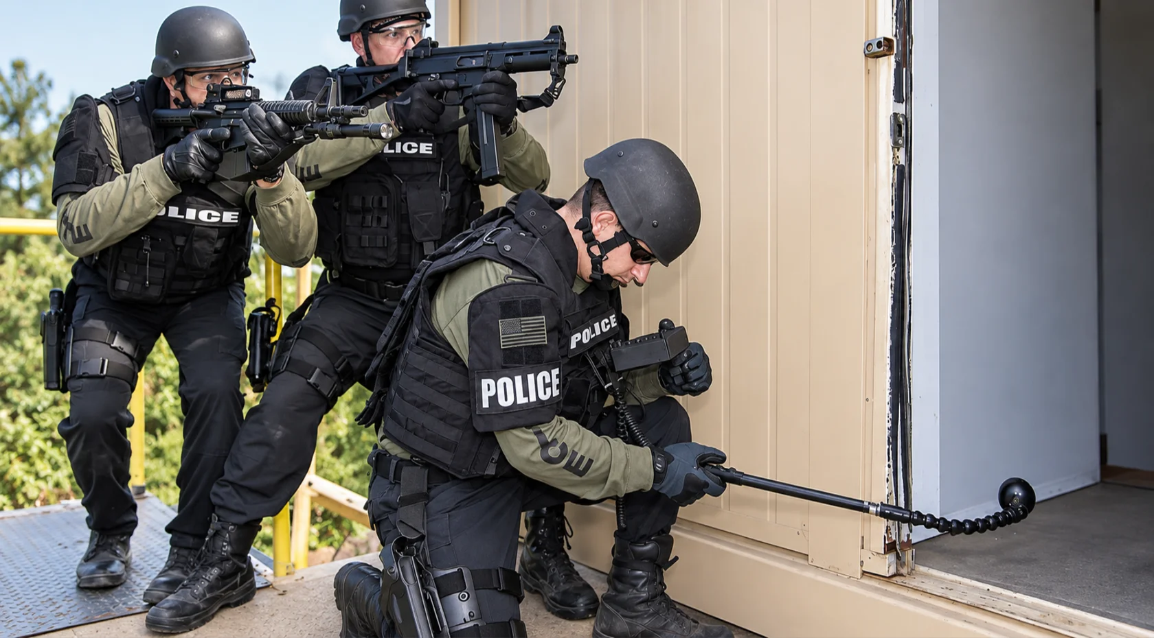 Military, police, and rescue remote visual inspection