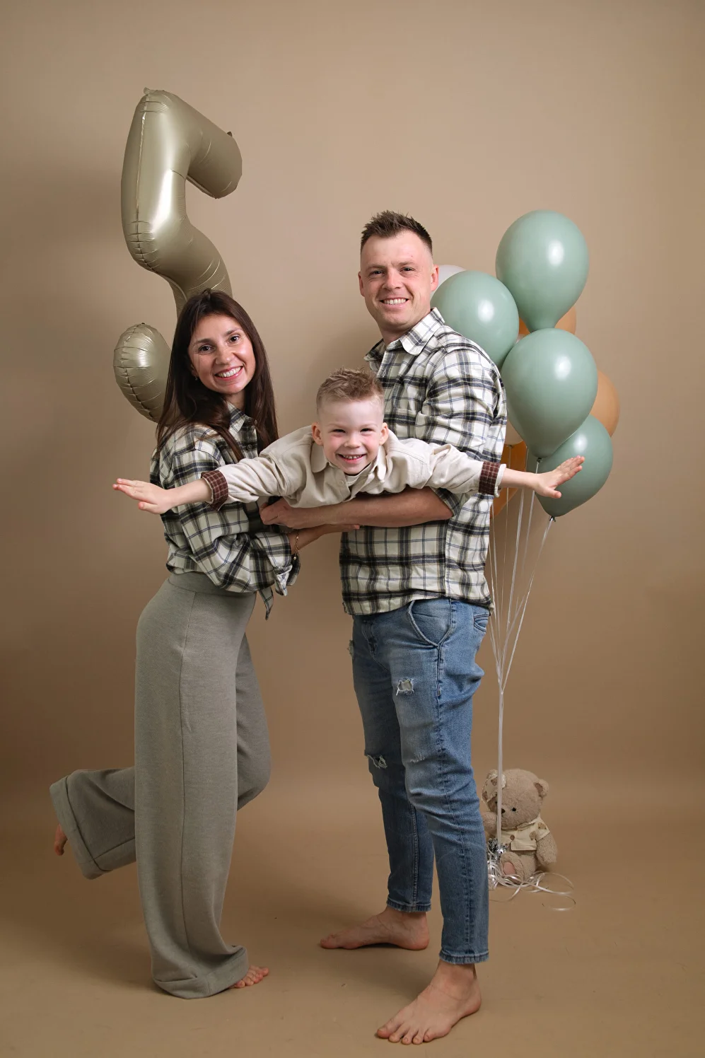 Birthday portrait session in a private self-portrait studio in San Francisco