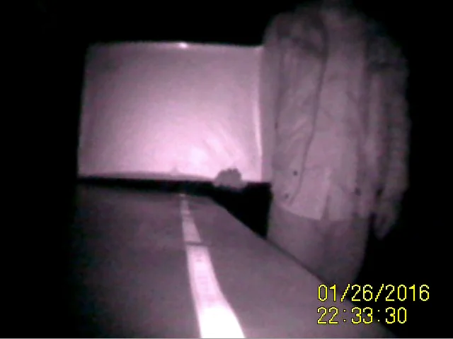 VOYAGER IR dark-environment inspection snapshot