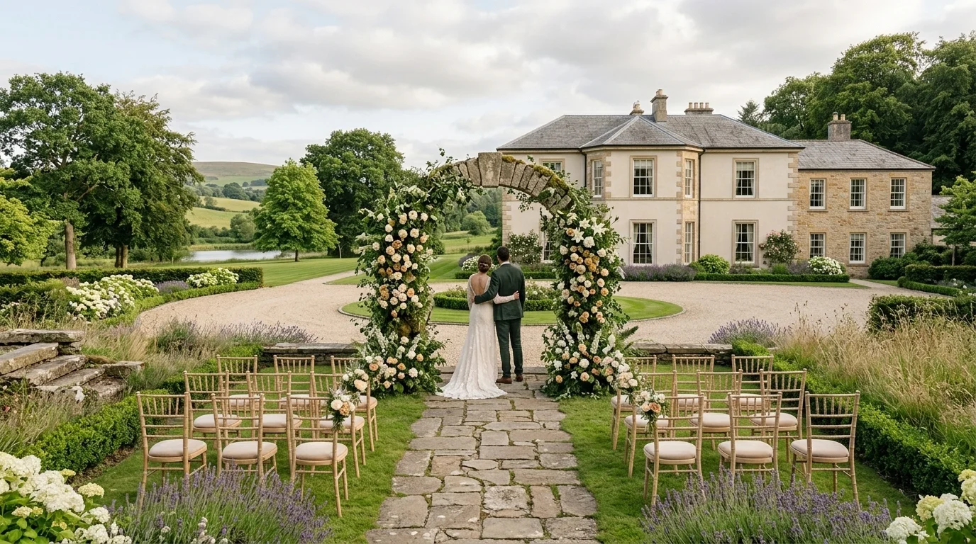 Wedding setting at Kilnora House