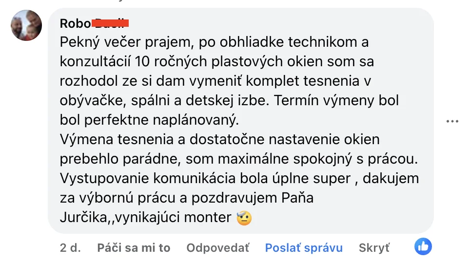 Facebook recenzia Volita 4