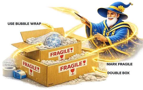 Protect fragile items