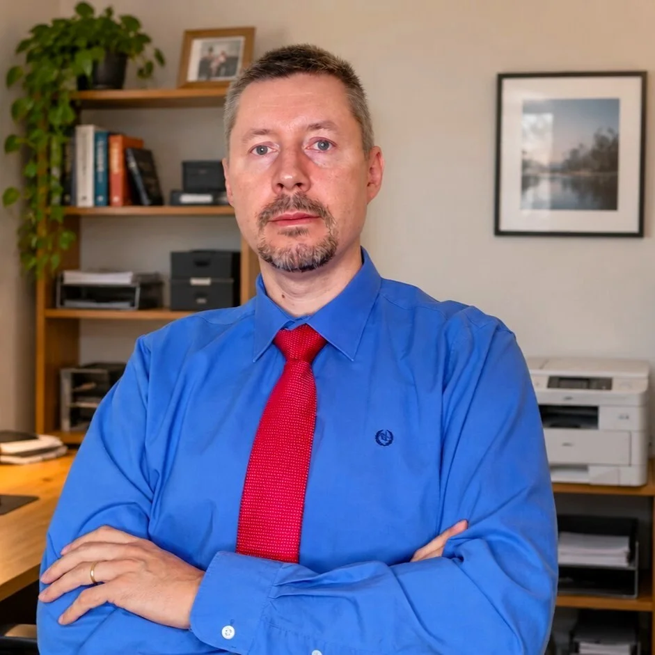 Peter “Nikko” Nikonov, founder of Nikko Systems, in a working environment