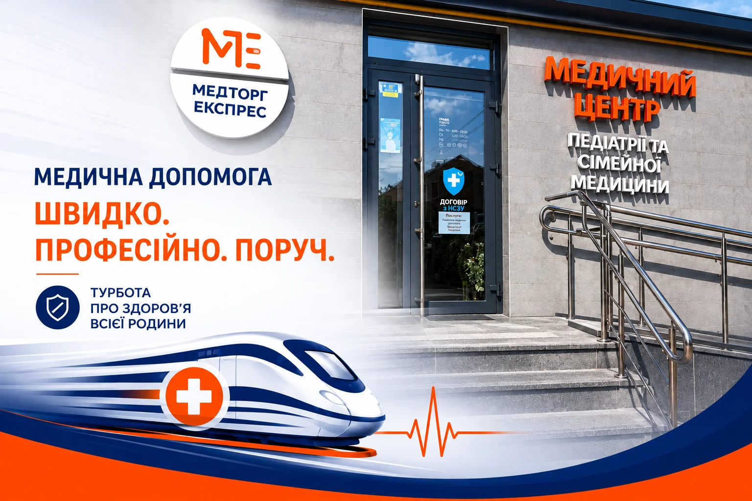 Медичний центр «Медторг-Експрес» у Луцьку. Медична допомога швидко, професійно, поруч.
