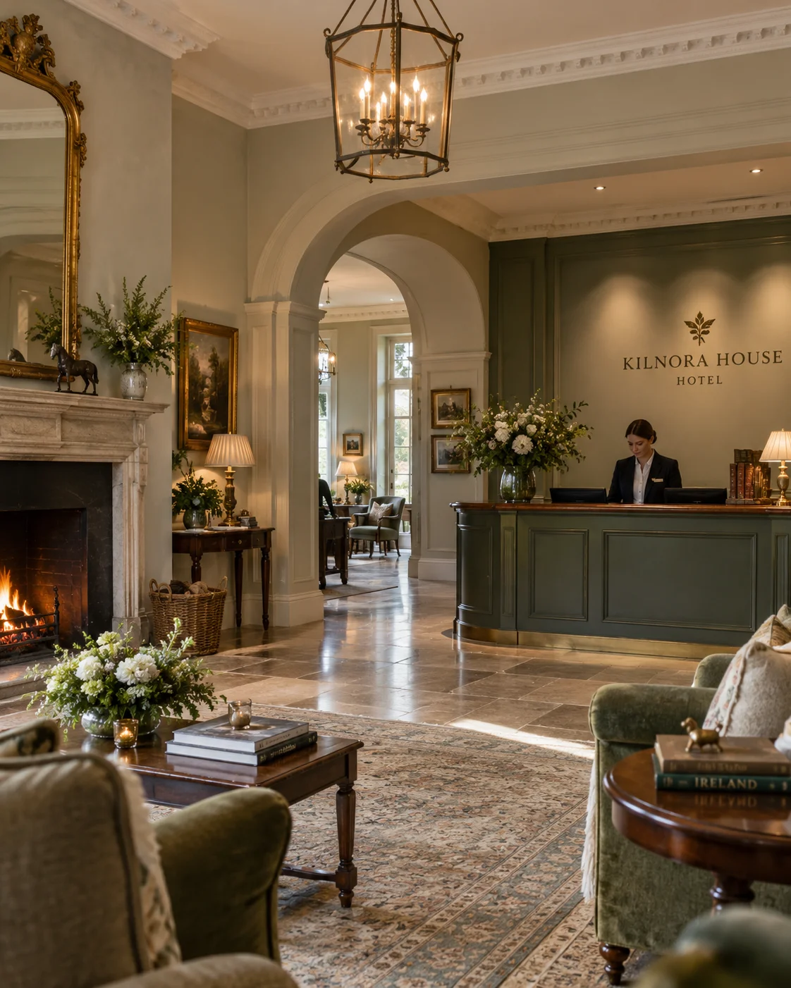 Interior detail at Kilnora House