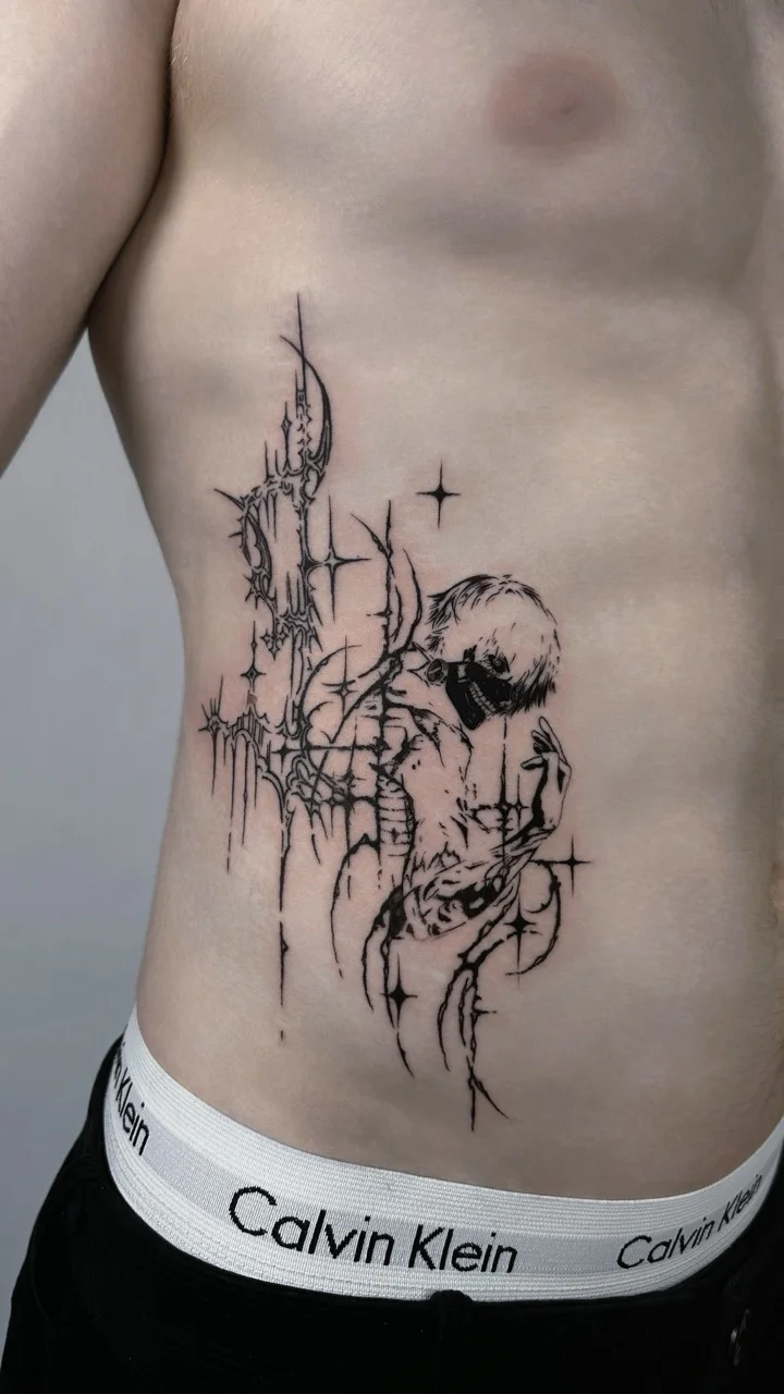 Fine Line Tattoo von Liza – Arbeit 5