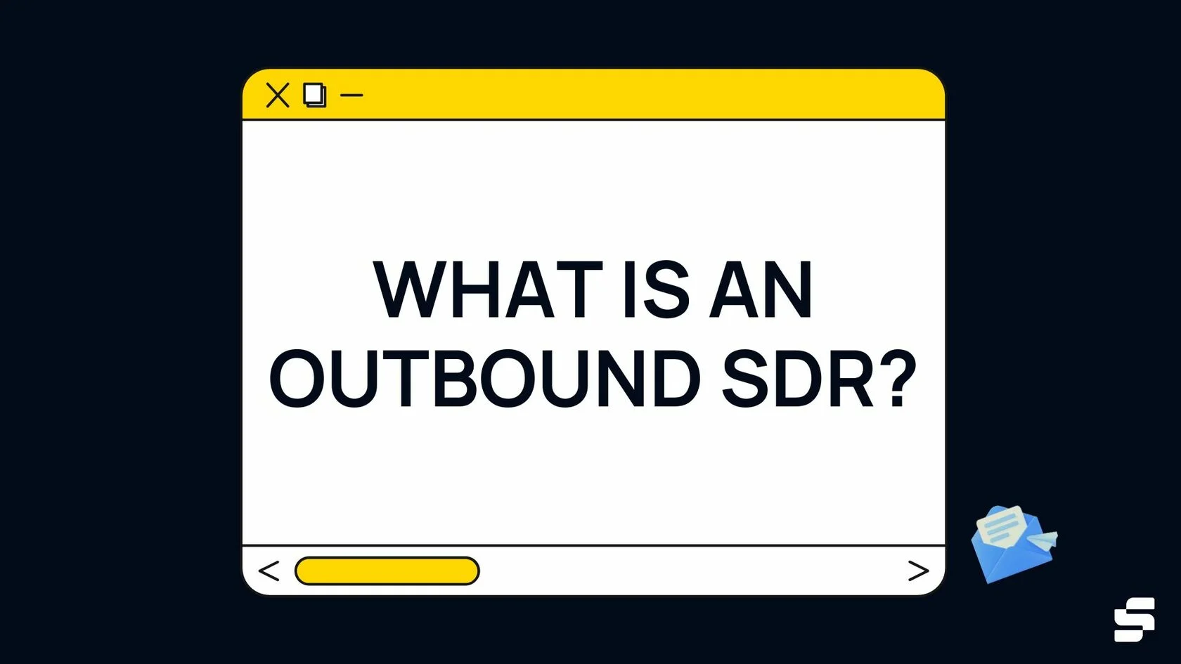 Outbound SDR article cover photo