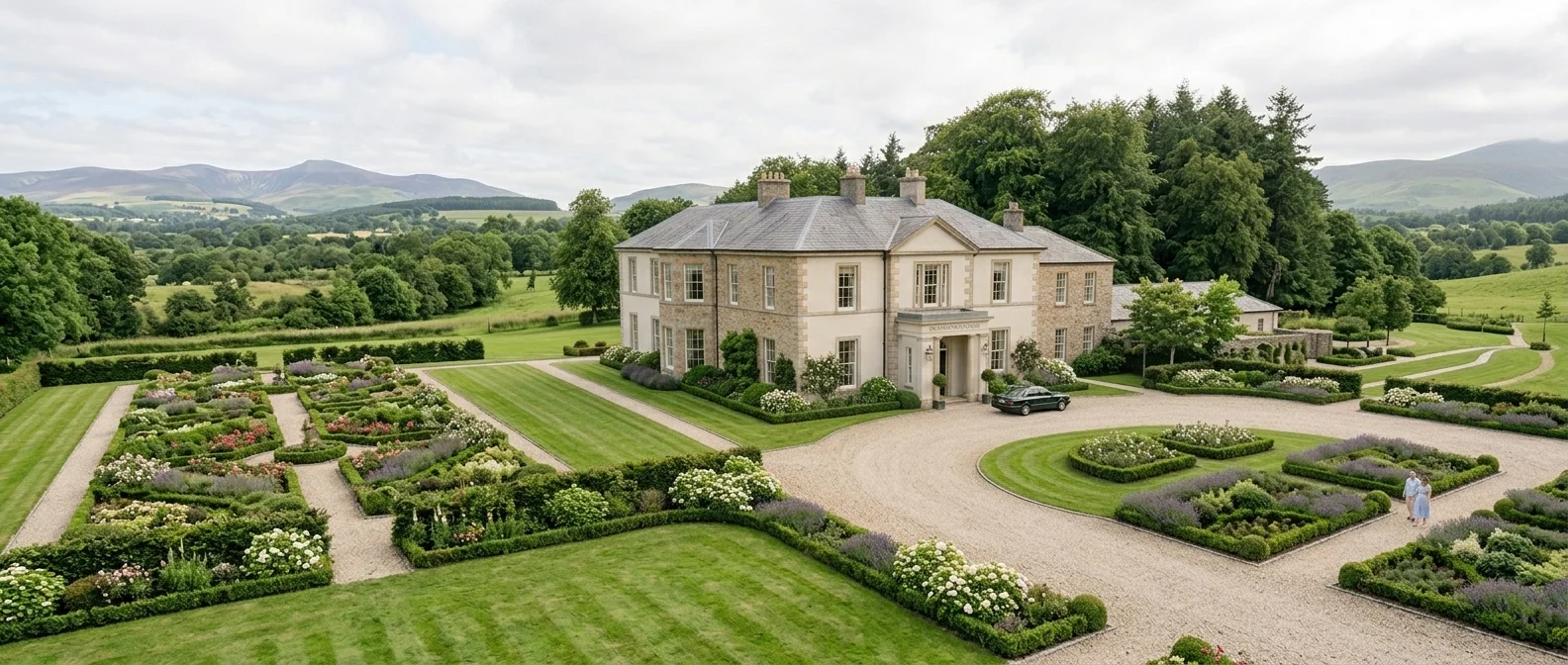 Kilnora House in the Irish countryside