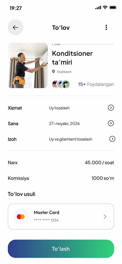 To'lovni rasmiylashtirish