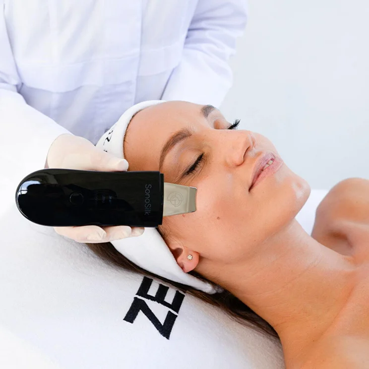 ZEMITS SonoSilk Ultrasonic Facial Skin Scrubber Spatula| Esthetic