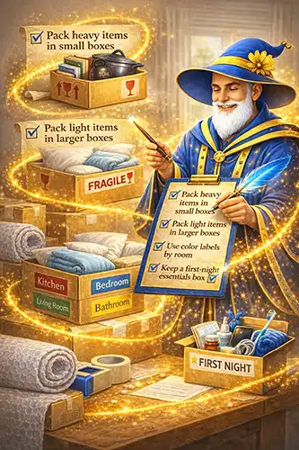 Moving wizard secrets